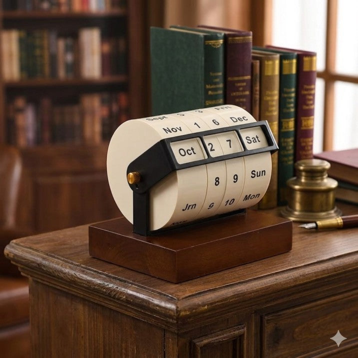 ROTATING DESK CALENDAR