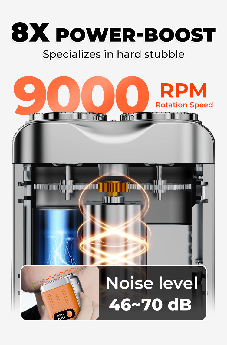 Portable Mini Rotary Electric Shaver