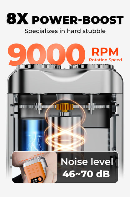 Portable Mini Rotary Electric Shaver