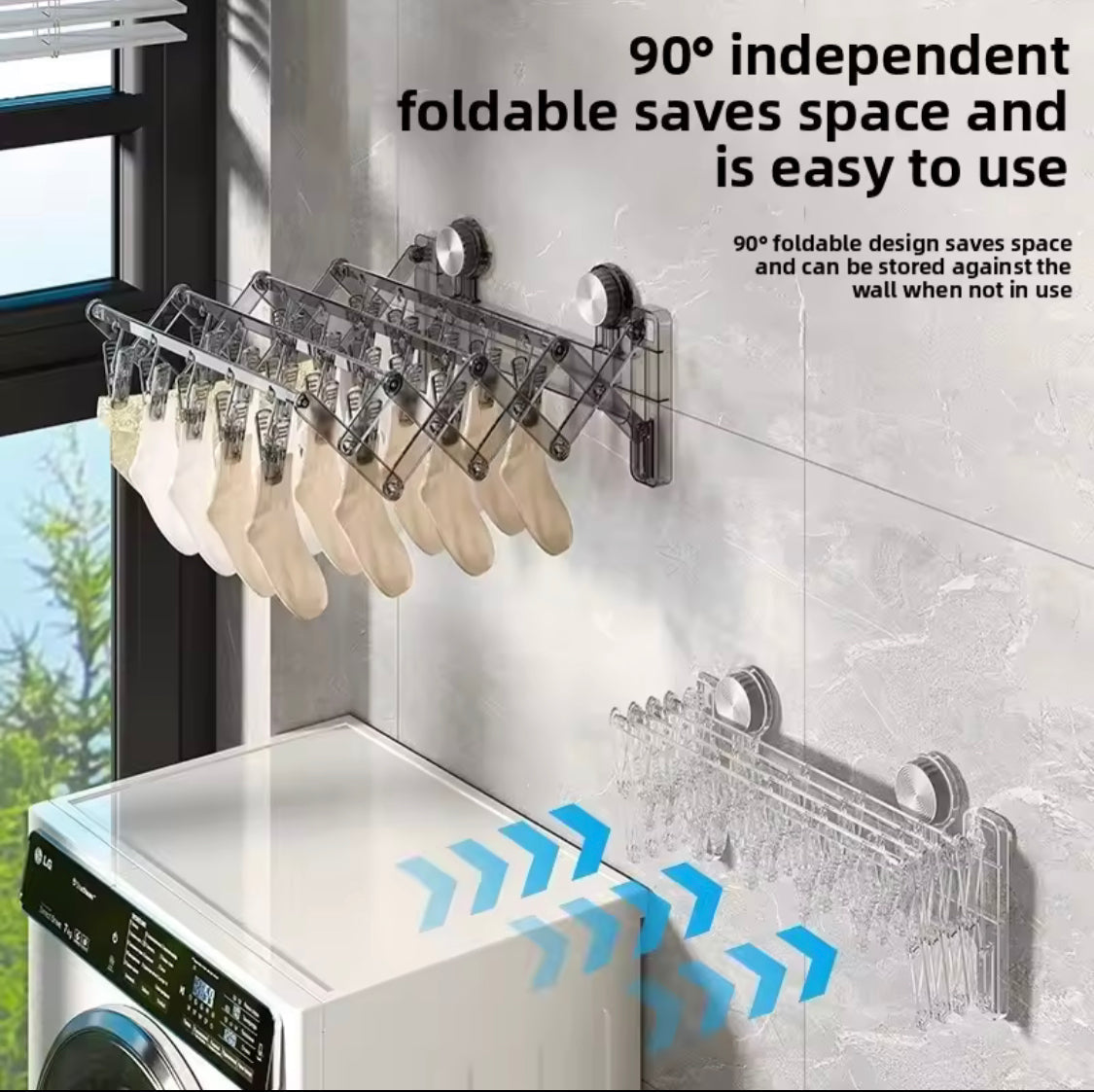 Dry Fold Wall Rack