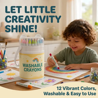 Happy Colours Washable Crayon