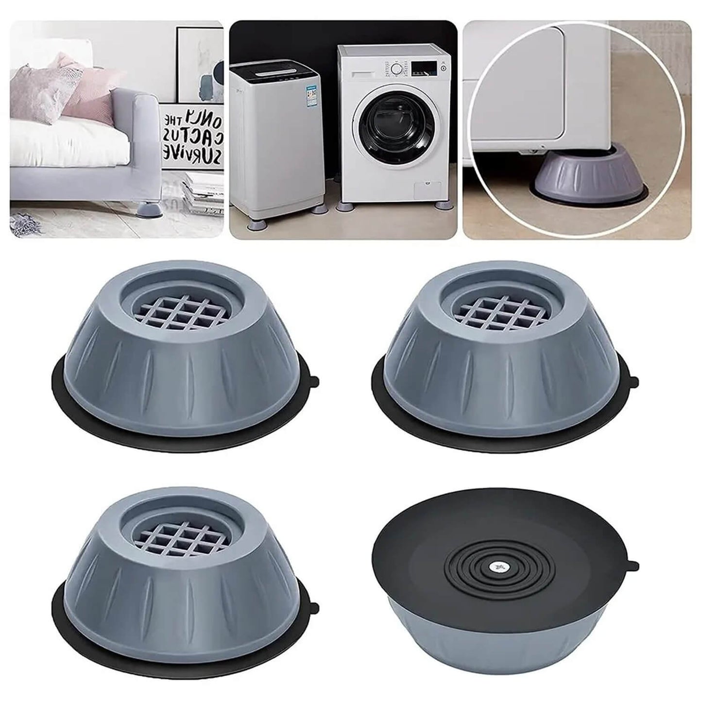 Secure Non-Slip Support 4Pcs