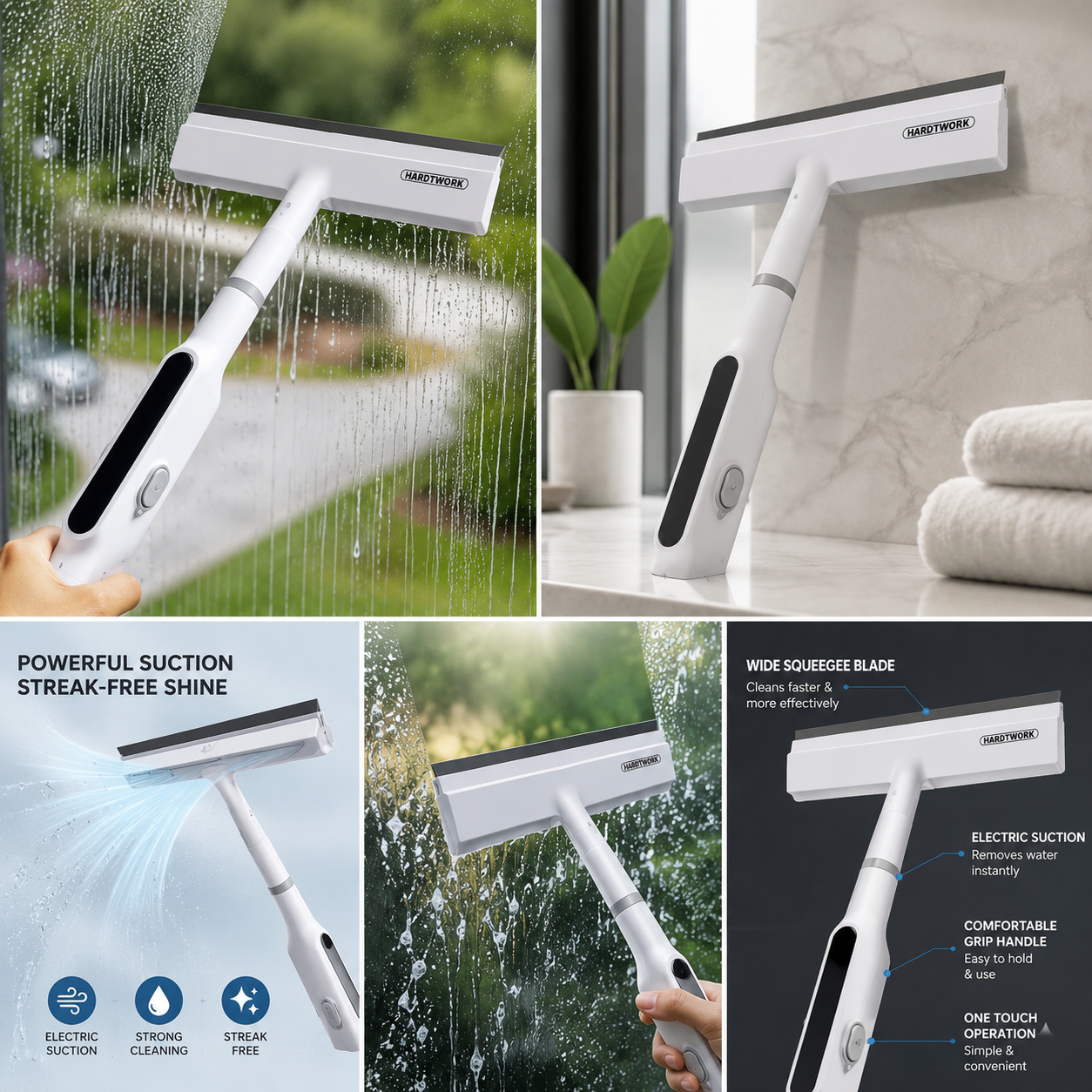 Cordless Window Vacuum Cleaner
