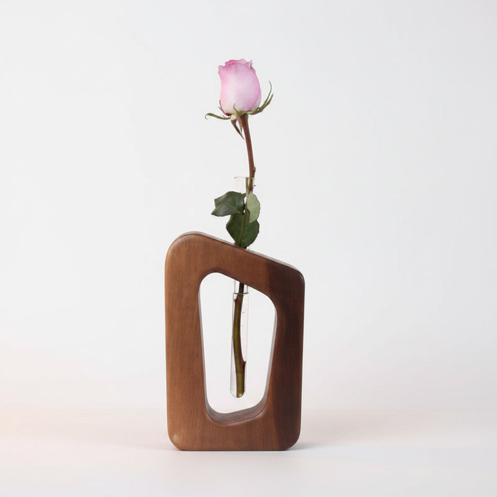 WoodBloom™ Glass Vase