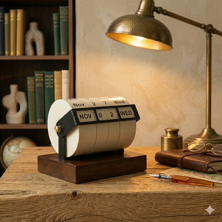 ROTATING DESK CALENDAR