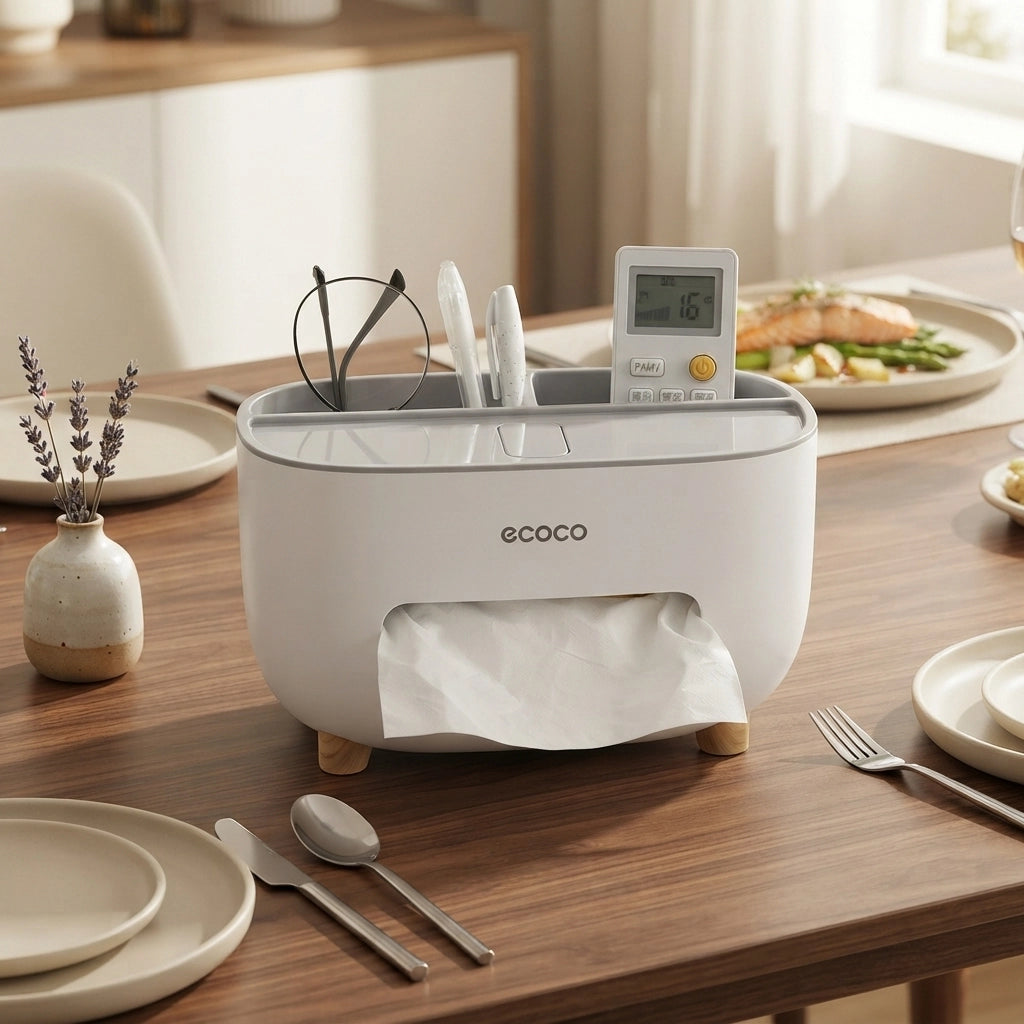 Multipurpose Desktop Tissue Box
