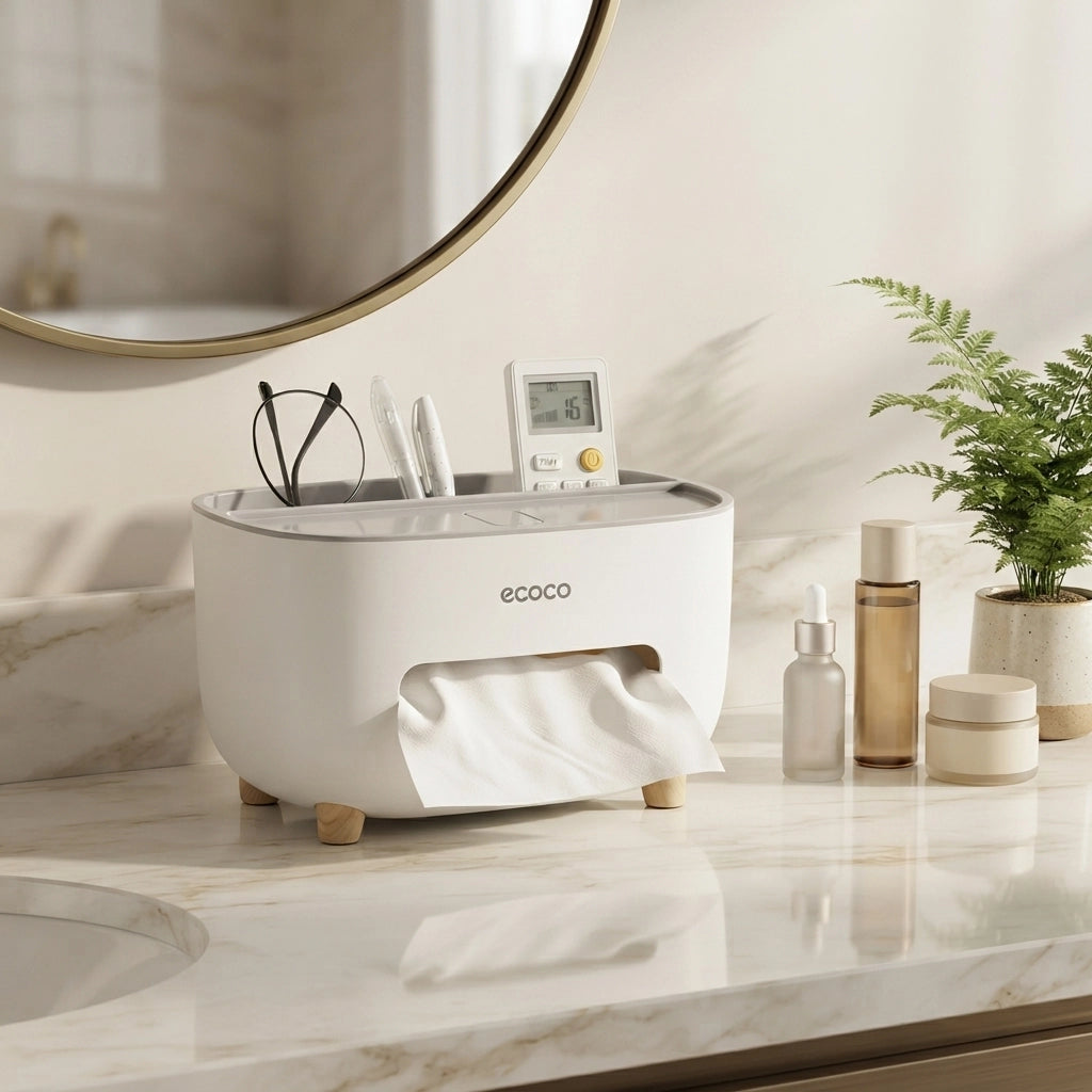 Multipurpose Desktop Tissue Box
