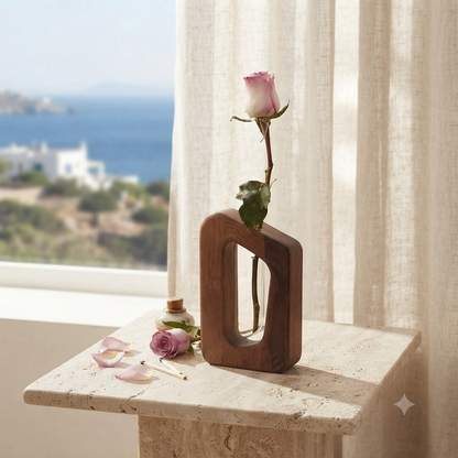 WoodBloom™ Glass Vase