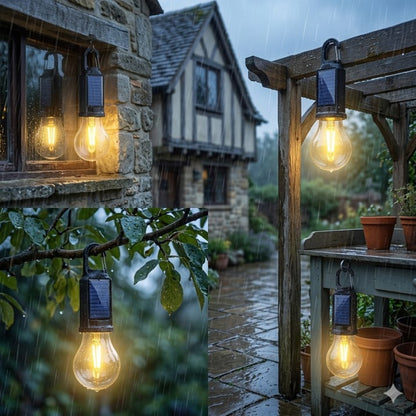 RetroGlow Solar Camping Bulb