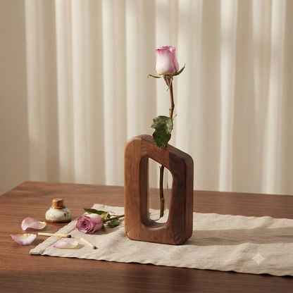 WoodBloom™ Glass Vase