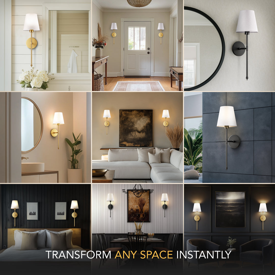 WIRELESS CLASSIC WALL LAMP - pair of 2