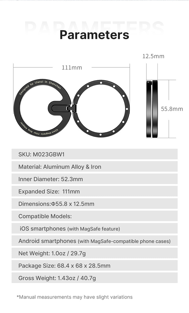 MAGNETIC LENS ADAPTER
