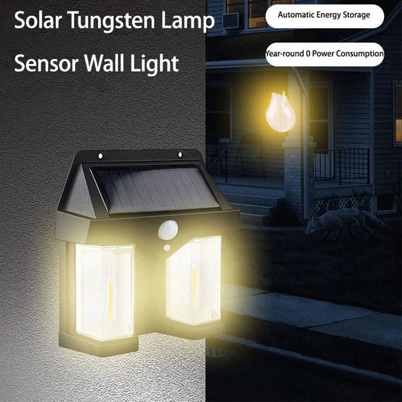 Solar Tungsten Wireless Outdoor LED Wall Light