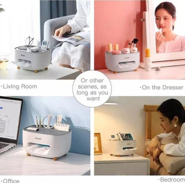 Multipurpose Desktop Tissue Box
