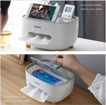 Multipurpose Desktop Tissue Box