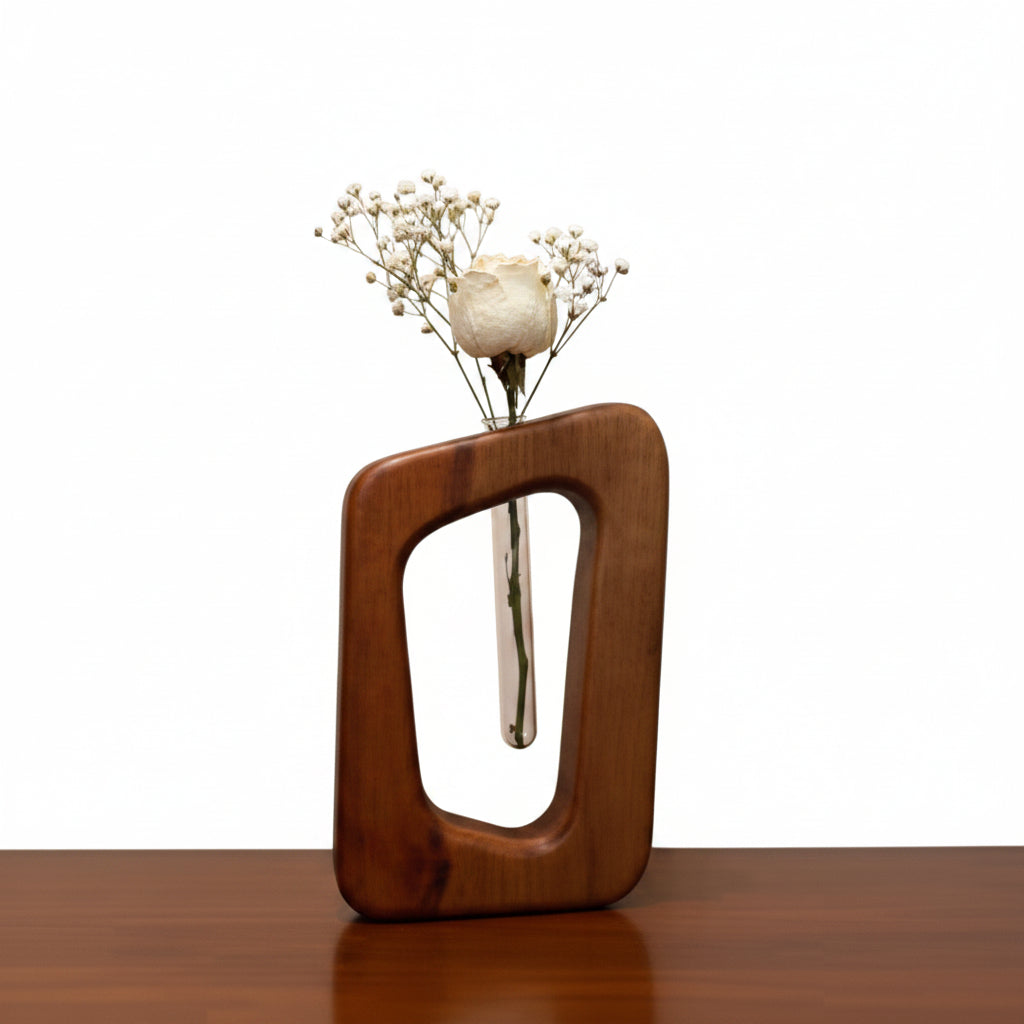 WoodBloom™ Glass Vase