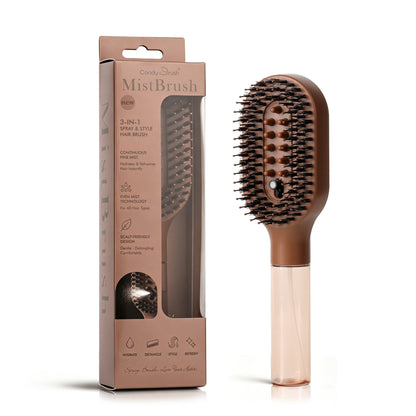 3-in-1 Misting Hair Brush – Spray, Detangle & Massage