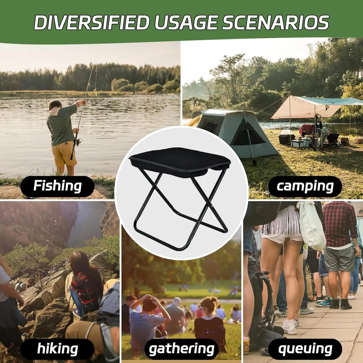 PORTABLE FOLDING CHAIR