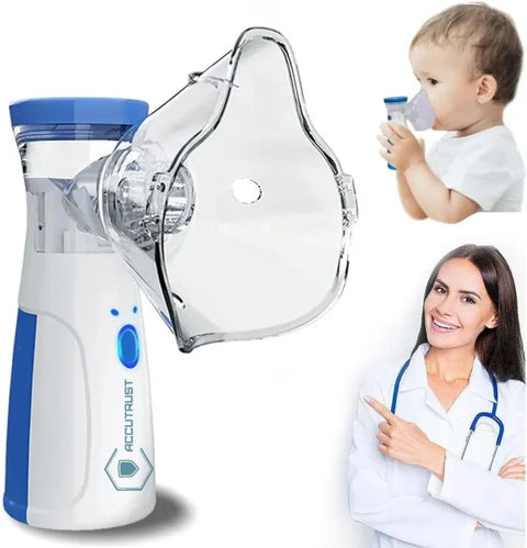 Mesh Portable Nebulizer Machine & Mask for Kids and Adults Mini Inhaler Nebulizer