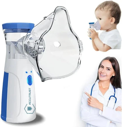 Mesh Portable Nebulizer Machine & Mask for Kids and Adults Mini Inhaler Nebulizer